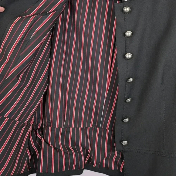 Bianca Nygard Petite Embroidered Black Jacket - Picture 7 of 8